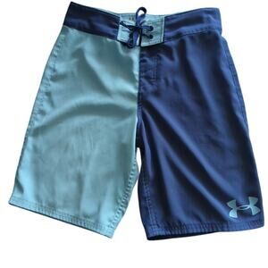 Under Armour Shorts 26 Heat Gear Loose Athletic Surf Swimwear Polyester Elastane